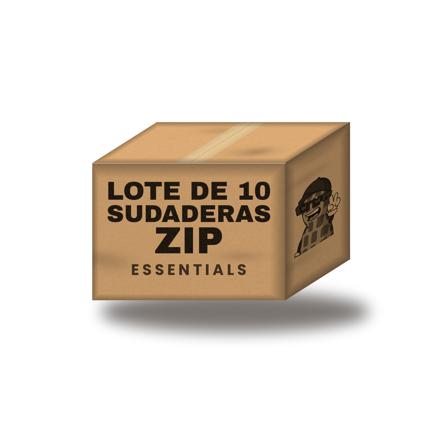 LOTE 10 SUDADERAS ZIPPER ESSENTIALS