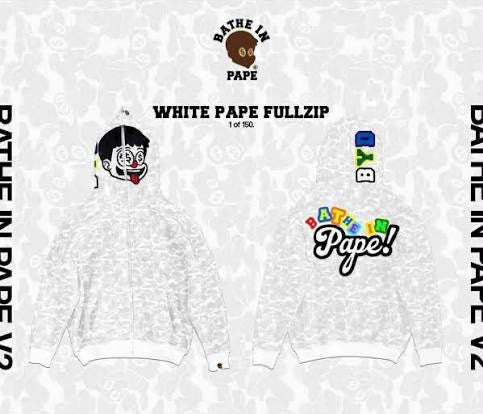 ByDineral “WHITE PAPE FULLZIP”