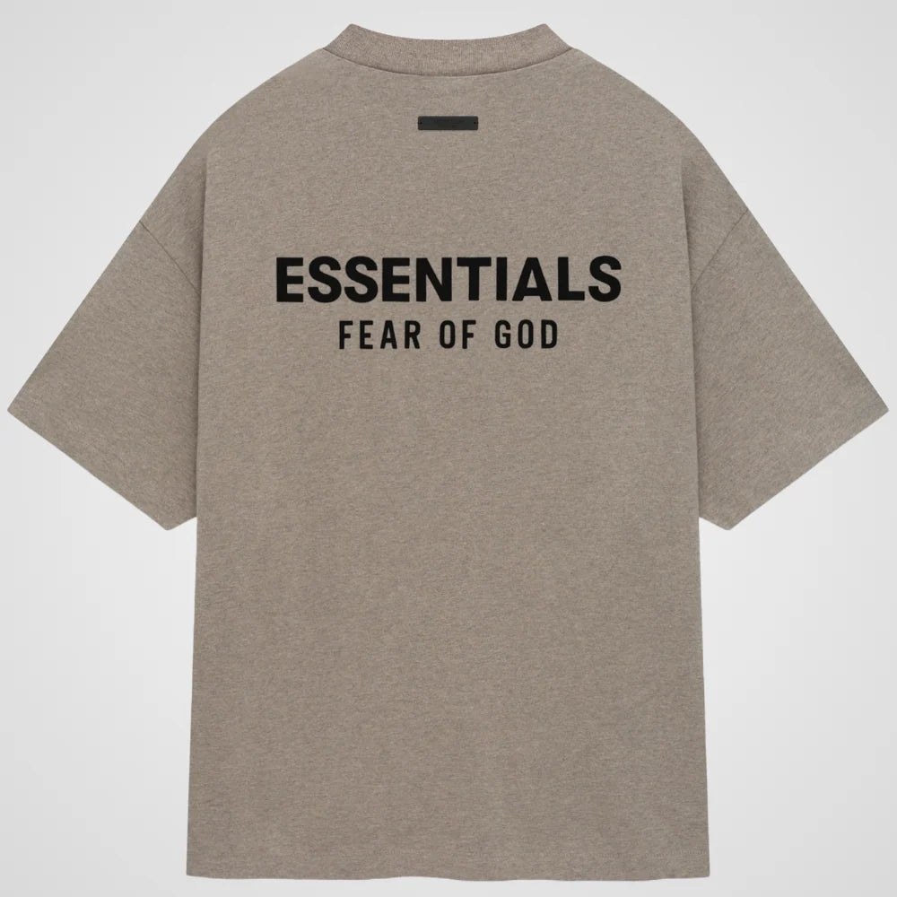 CAMISETA ESSENTIALS “HEATHER GREY”