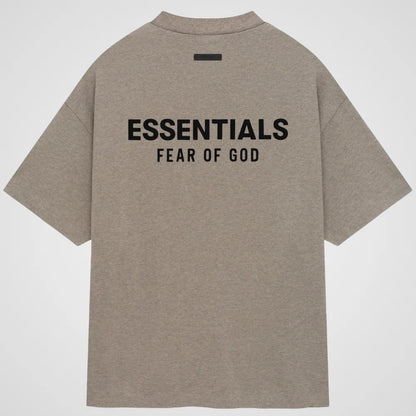 CAMISETA ESSENTIALS “HEATHER GREY”